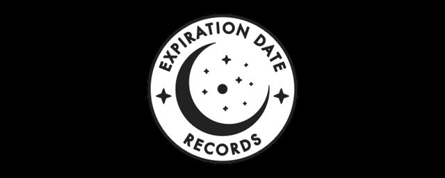 The words "Expiration Date Records" surrounding a crescent moon and stars